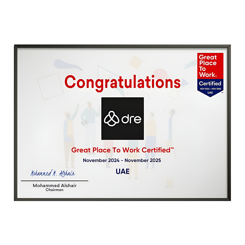 DRE Achieves Great Place to Work Certification