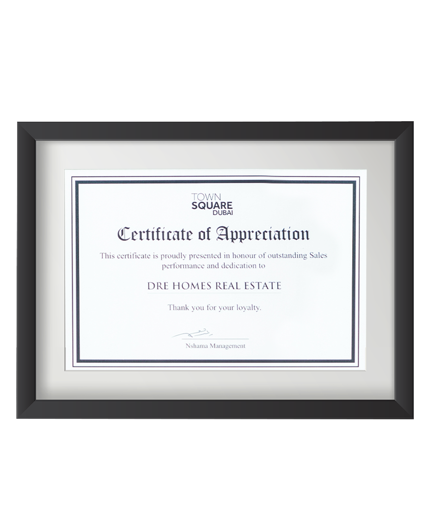 Nshama Certificate of Appreciation 2023