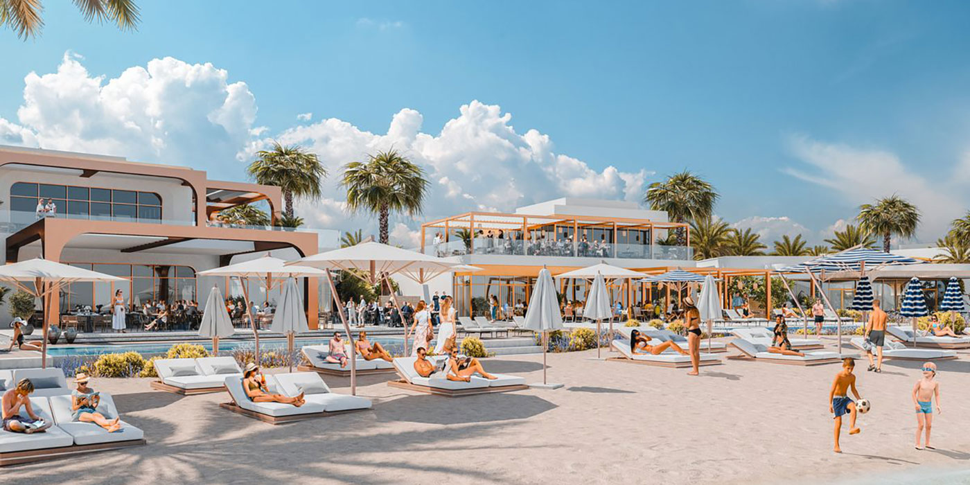Sirene by GAIA, the world's largest beach club, is set to open in September in Dubai
