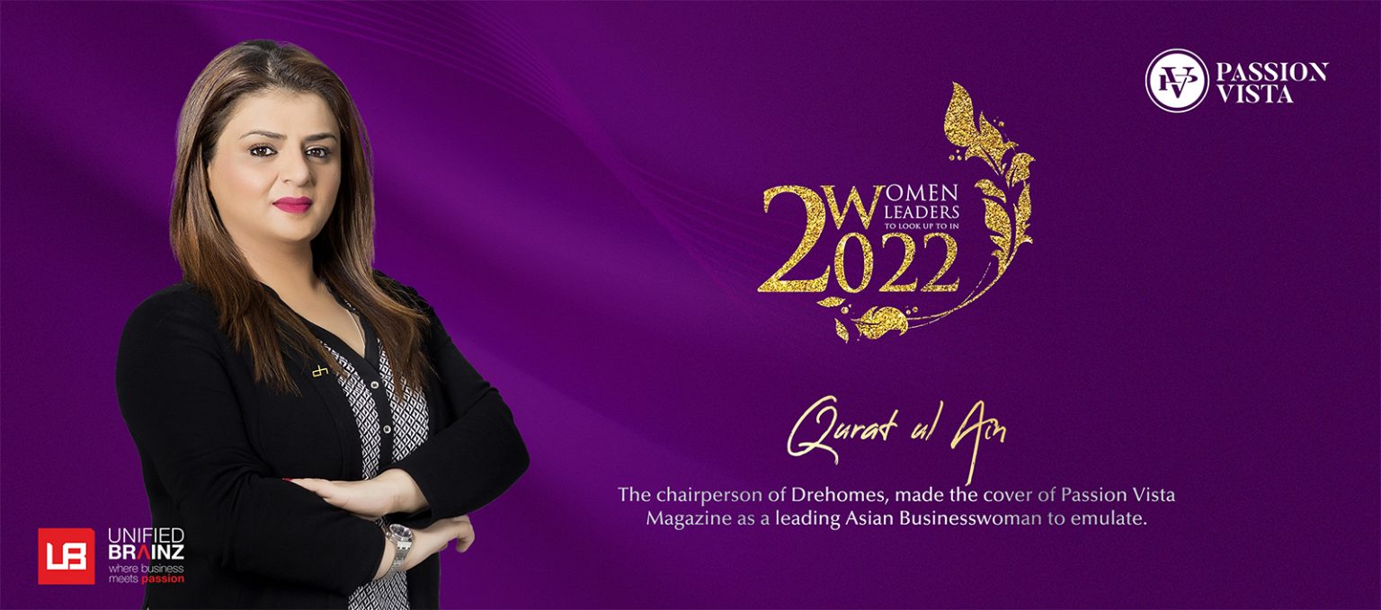 Ms Qurat Ul Ain on Passion Vista Magazine