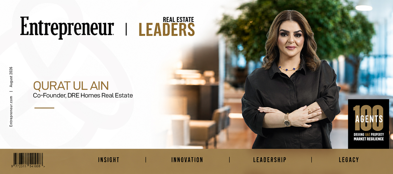 Qurat Ul Ain Recognized Among the UAE's Top 100 Real Estate Professionals by Entrepreneur Middle East