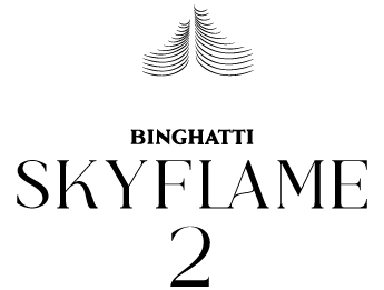 Binghatti Skyflame 2 in Majan logo