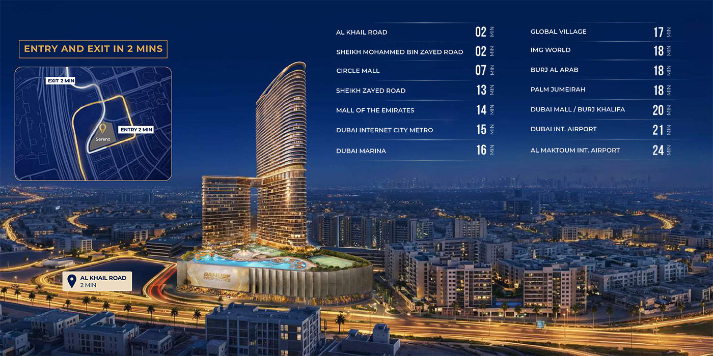Danube Serenz at Jumeirah Village Circle location