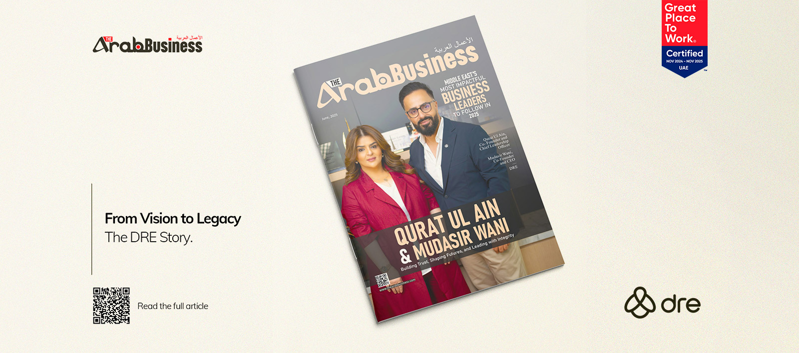 Qurat Ul Ain & Mudasir Wani: A Legacy of Trust, Vision, and Leadership in Dubai Real Estate