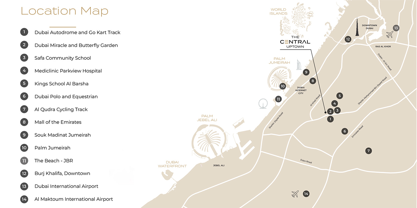 The Central Uptown in Arjan Location