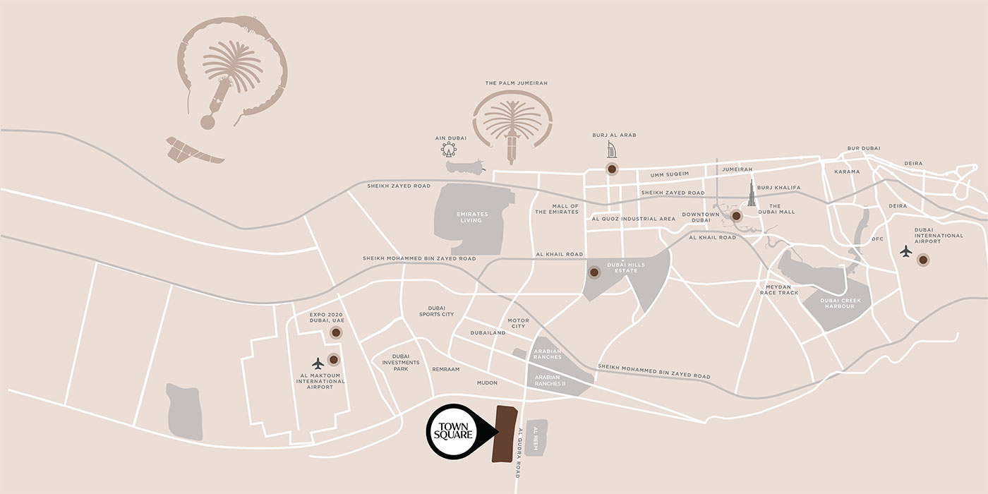 Nshama Belmont at Town Square Dubai Location