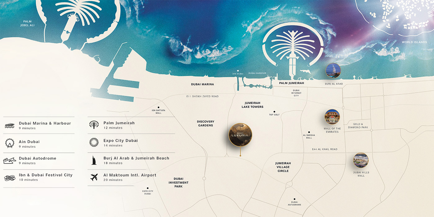 Binghatti Luxuria in Jumeirah Village Triangle