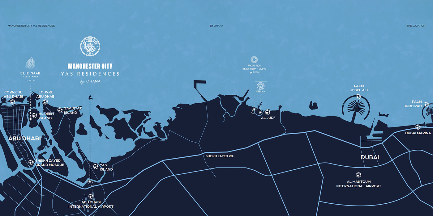 Manchester City Yas Residences Location