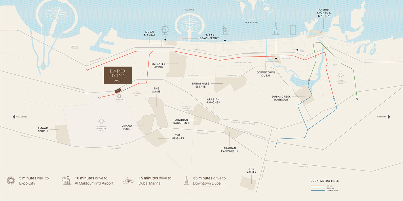 Terra Woods at Expo Living Dubai location