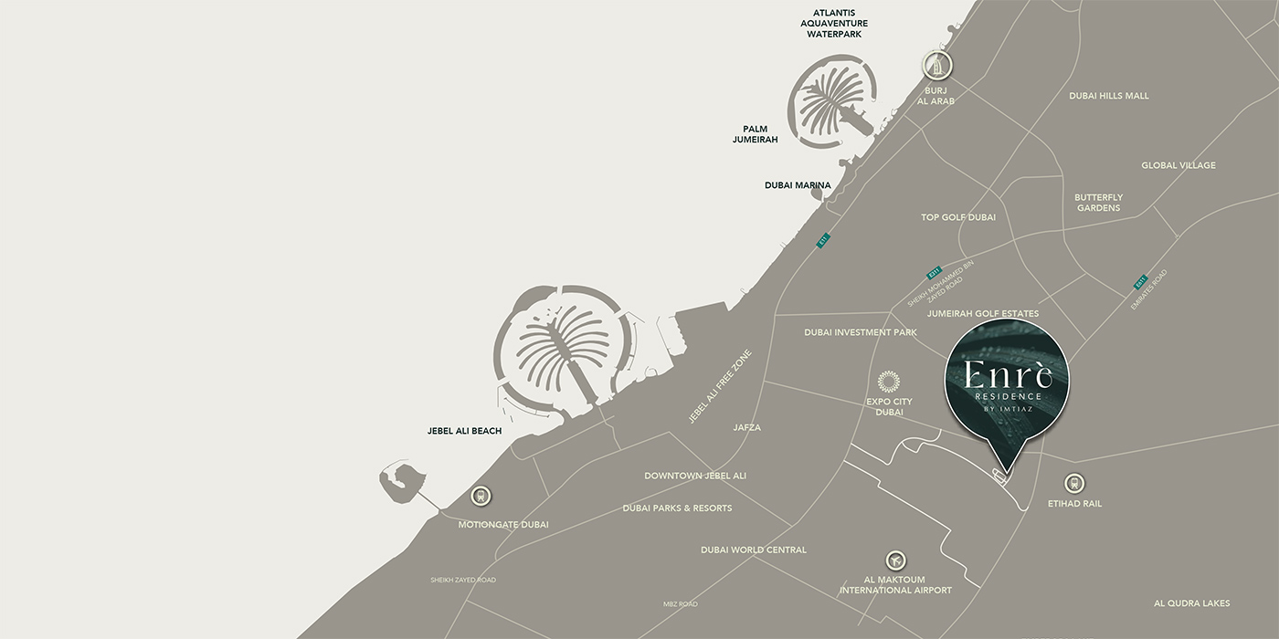Enre Residence in Dubai South Location