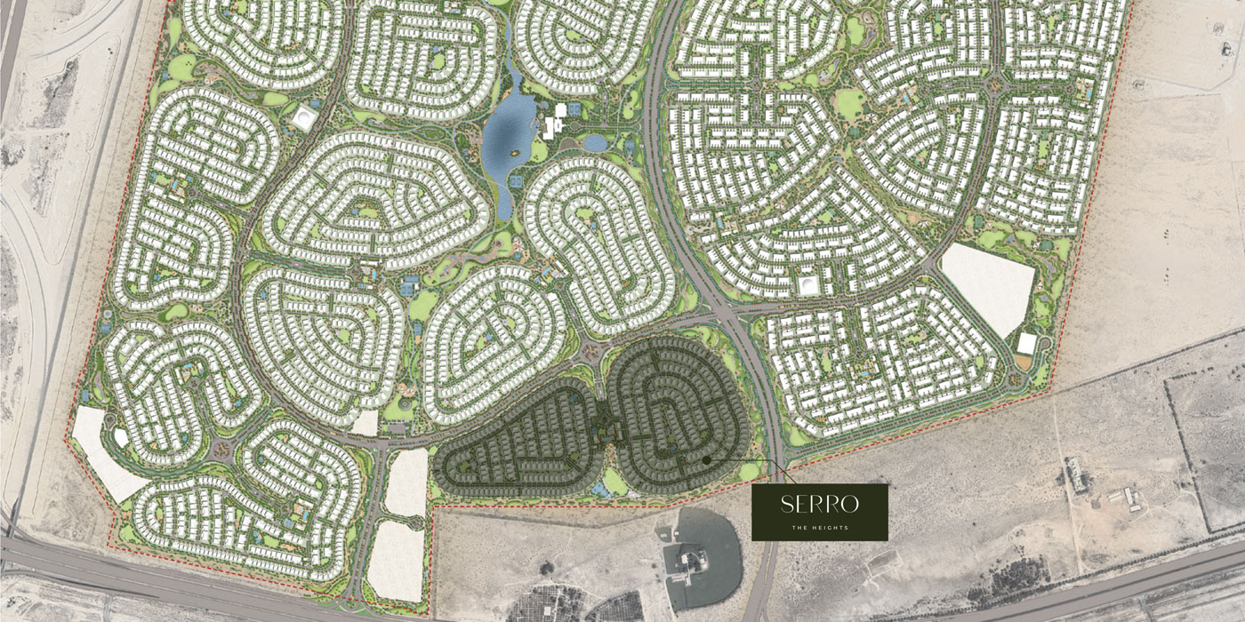 Emaar Serro at The Heights Country Club & Wellness Dubai Masterplan