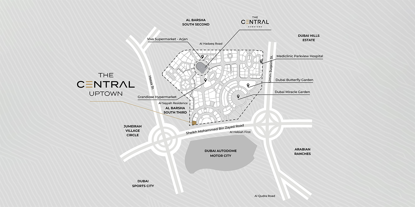 The Central Uptown in Arjan Masterplan